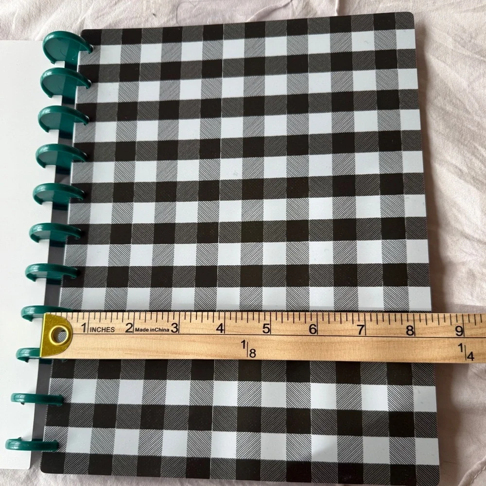 Day-to-Day Disc Journal by Maggie Holmes Black and White Checkered
